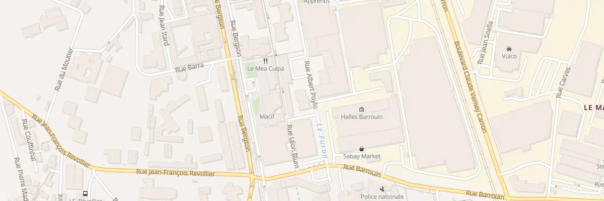 Plan du 66 Rue Bergson à Saint-Étienne