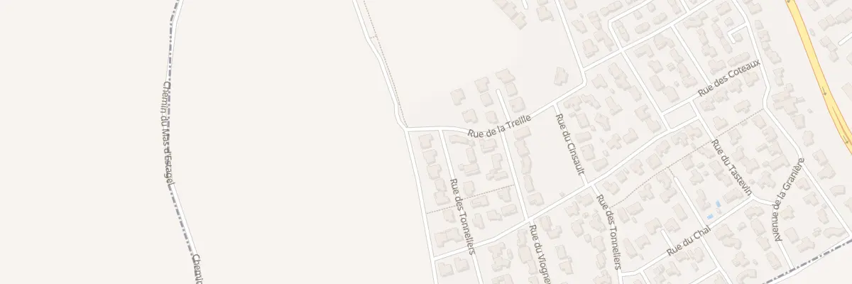 Plan du 39 Rue des Tonneliers à Caissargues