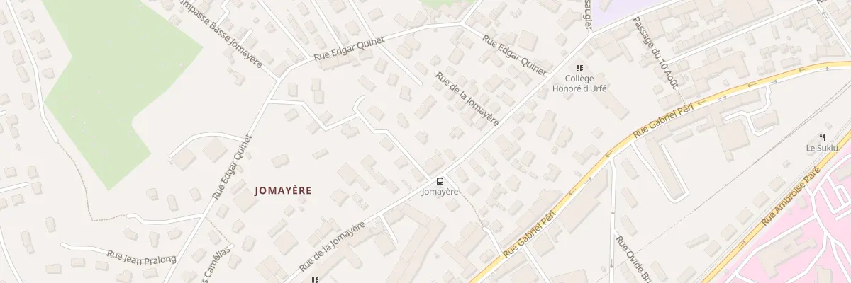 Plan du 70 Rue de la Jomayère à Saint-Étienne