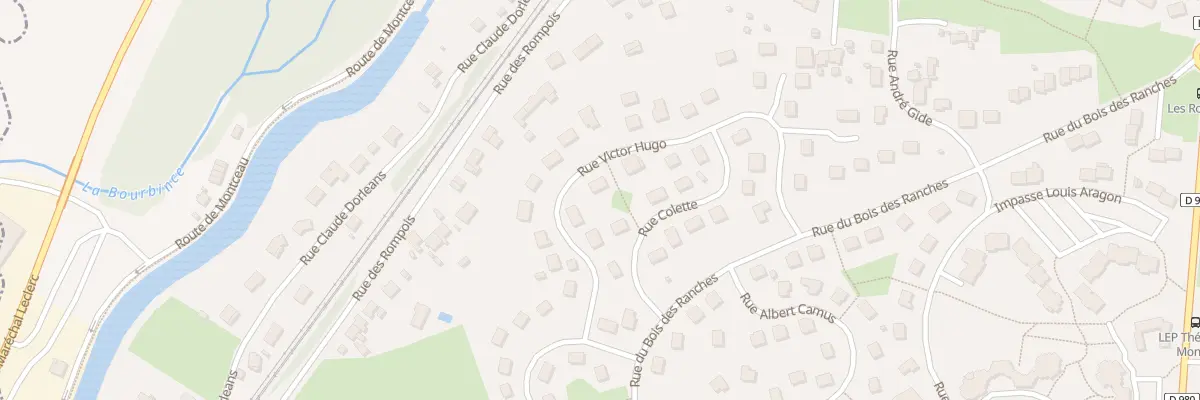 Plan du 9 Rue Victor Hugo à Blanzy