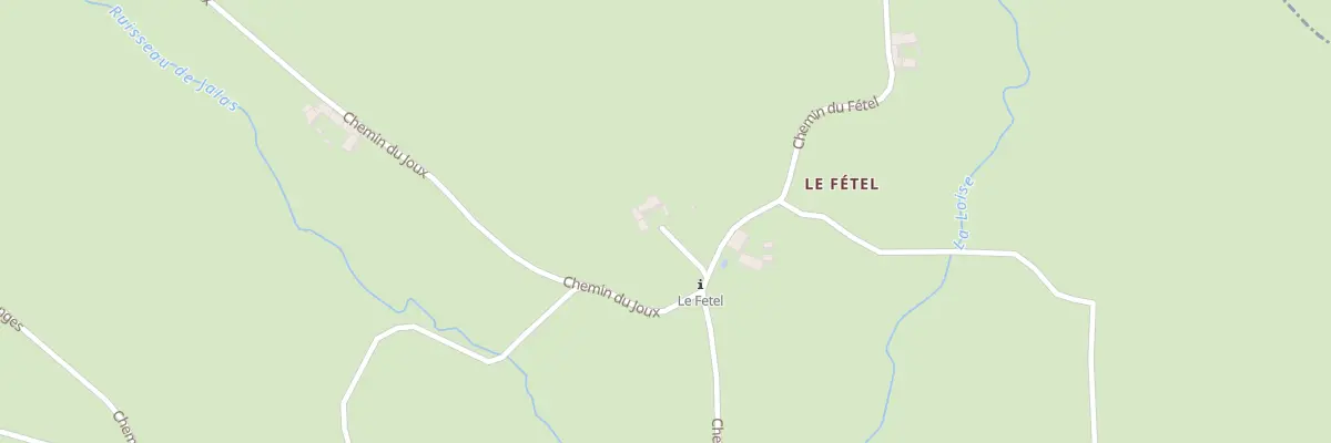 Plan du 835 Che du Joux à Chambost-Longessaigne