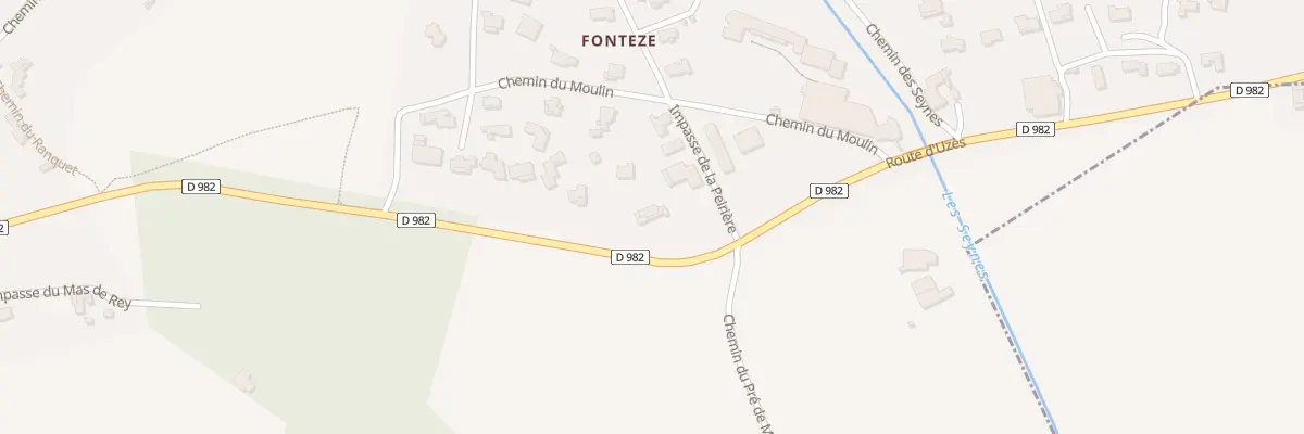 Plan du 5215 Rte d’Uzès à Arpaillargues-et-Aureillac