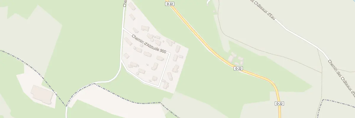 Plan du 183 Che d’Altitude 900 à Saint-Romain-les-Atheux