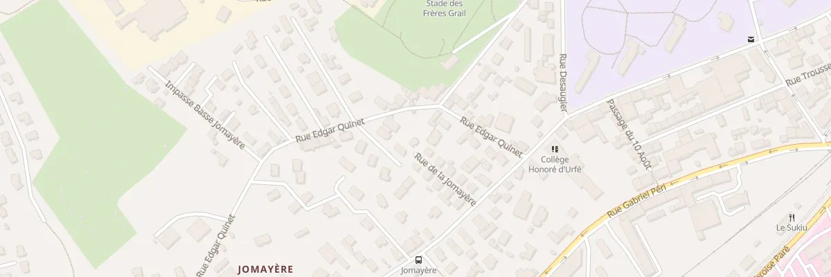 Plan du 62 Rue de la Jomayère à Saint-Étienne