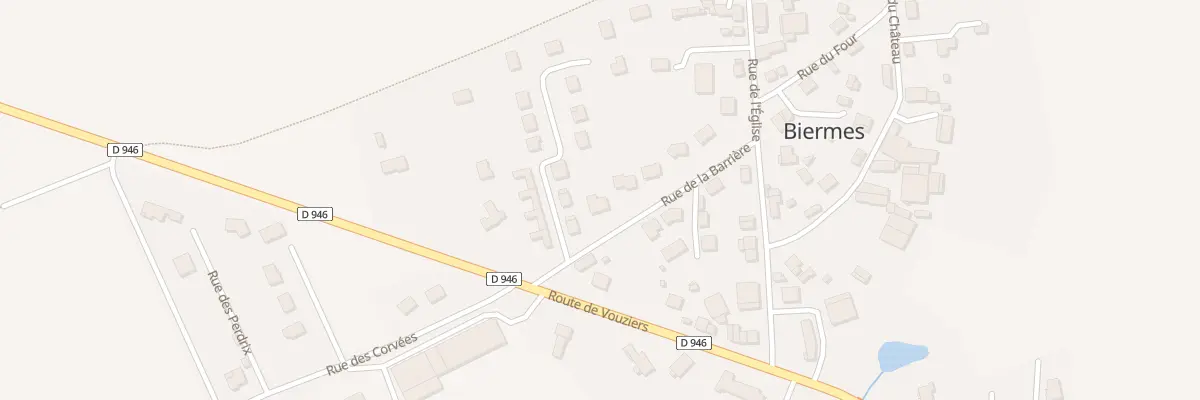 Plan du 8 Rue de la Barriere à Biermes