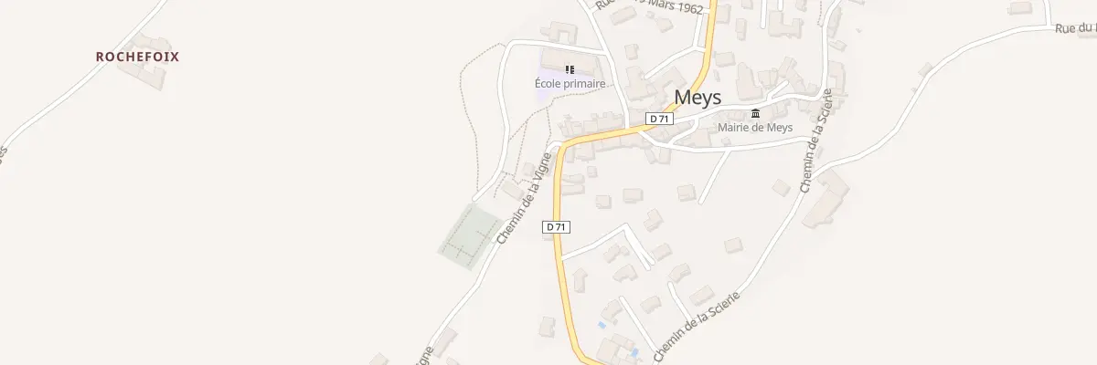 Plan du 45 Che de la Vigne à Meys