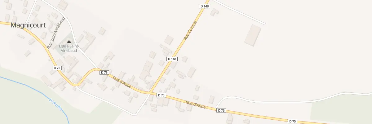 Plan du 5 Rue Cornue à Magnicourt