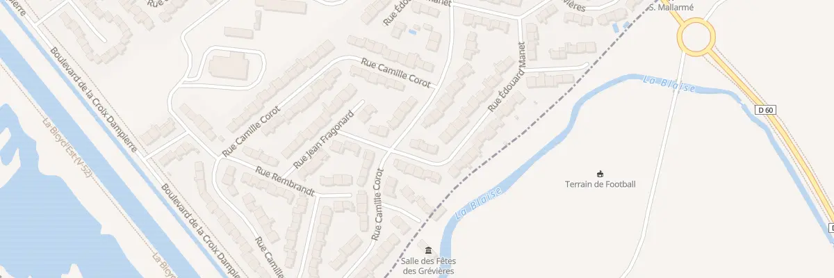 Plan du 27 Rue Edouard Manet à Châlons-en-Champagne