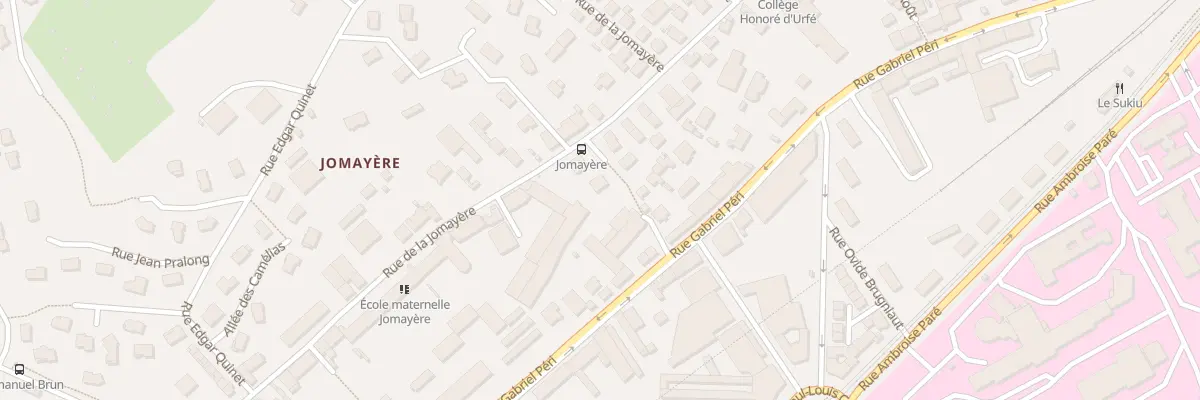 Plan du 59 Rue de la Jomayère à Saint-Étienne