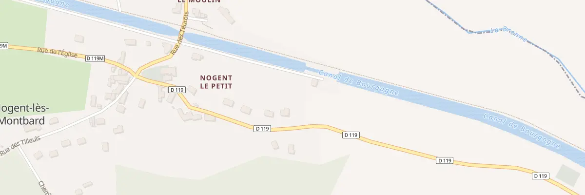 Plan du 12 Rue de Courcelles à Nogent-lès-Montbard