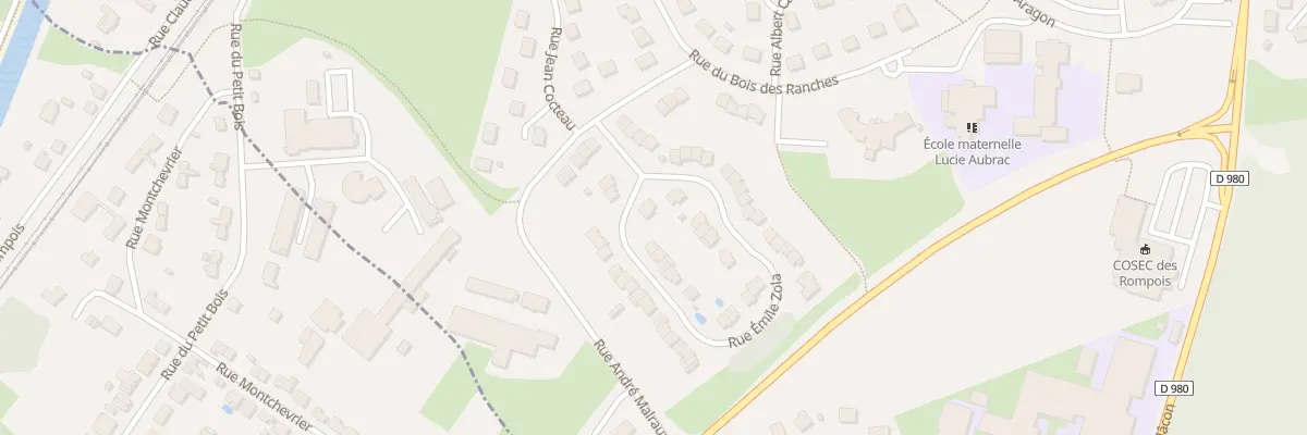 Plan du 34 Rue Emile Zola à Blanzy