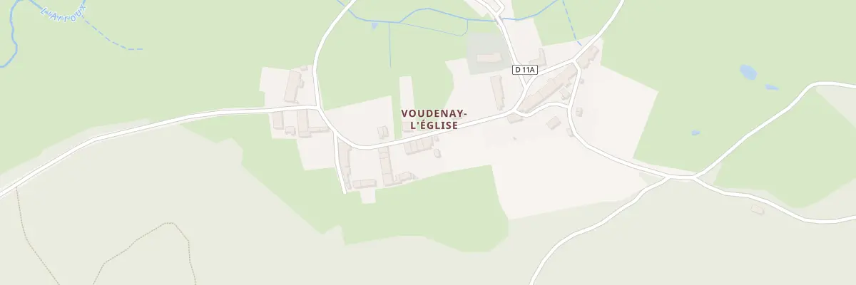 Plan du 22 Rue Boisseau à Voudenay