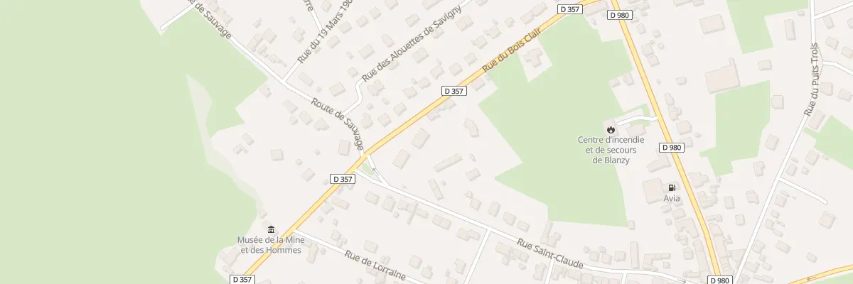 Plan du 5B Rue du Bois Clair à Blanzy