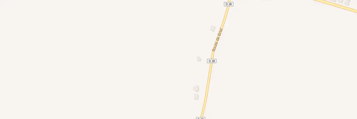 Plan du 8 Rte de Briel à La Villeneuve-au-Chêne