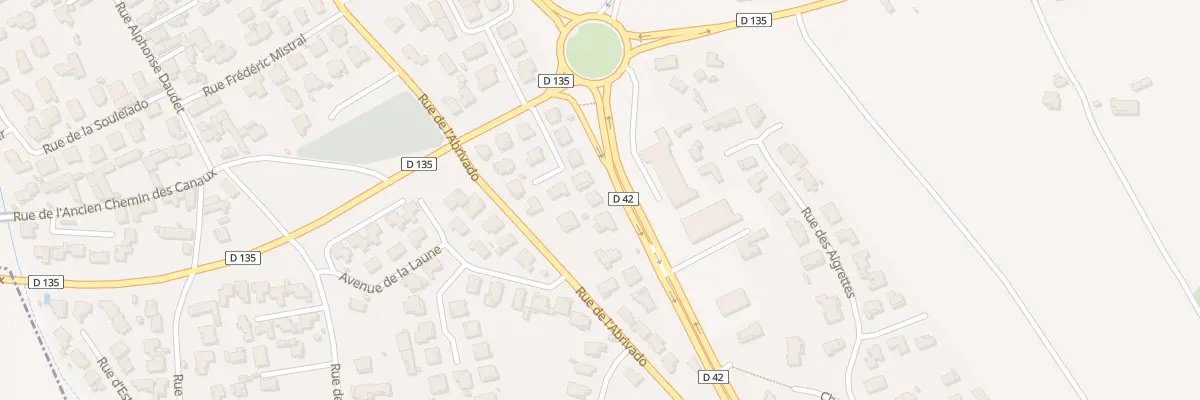 Plan du 587 Rue de l’Abrivado à Caissargues