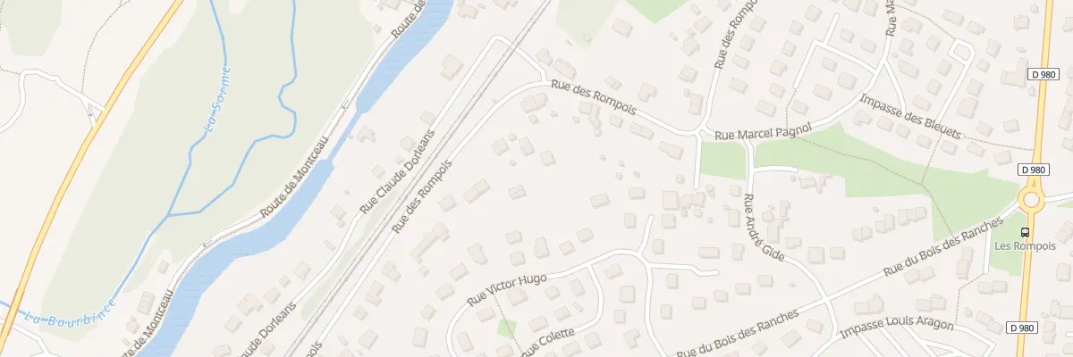 Plan du 53 Rue des Rompois à Blanzy