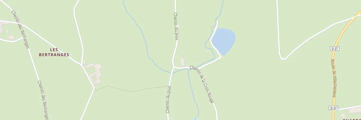 Plan du 1040 Che de la Croix Rouge à Chambost-Longessaigne