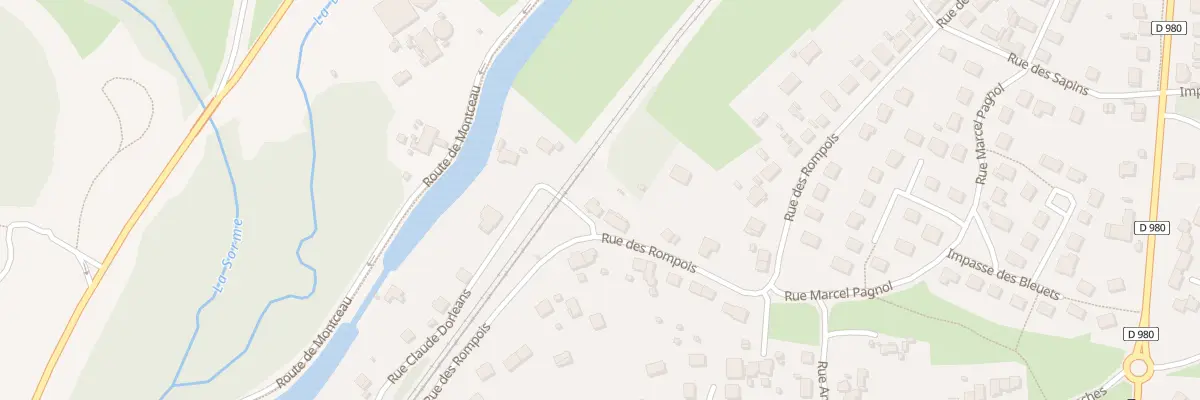 Plan du 44 Rue des Rompois à Blanzy