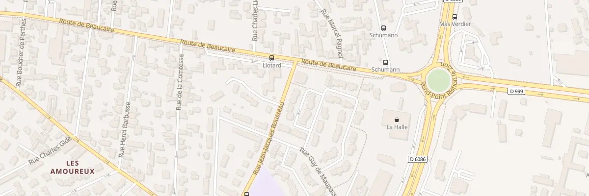 Plan du 25 Rue Hector Malot à Nîmes