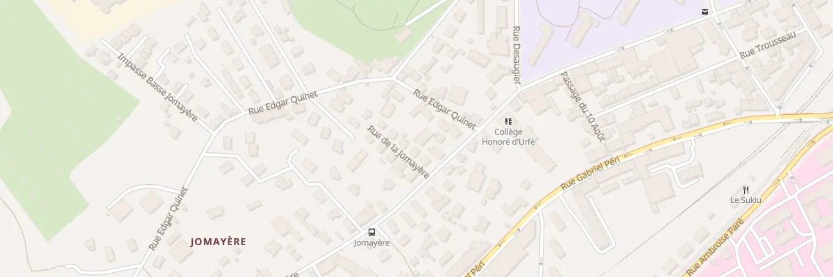 Plan du 58 Rue de la Jomayère à Saint-Étienne