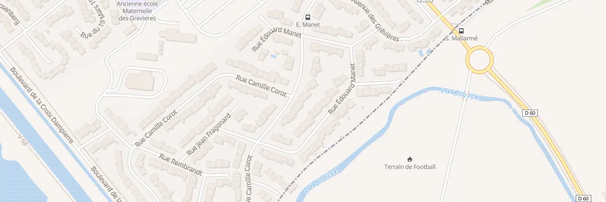 Plan du 17 Rue Edouard Manet à Châlons-en-Champagne