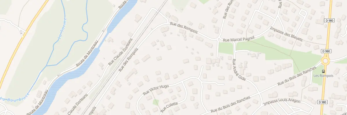 Plan du 51 Rue des Rompois à Blanzy