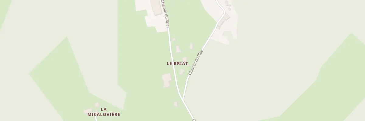 Plan du 100 Che du Briat à Saint-Romain-les-Atheux