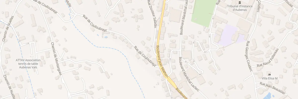 Plan du 26 Rue du Docteur Saladin à Aubenas