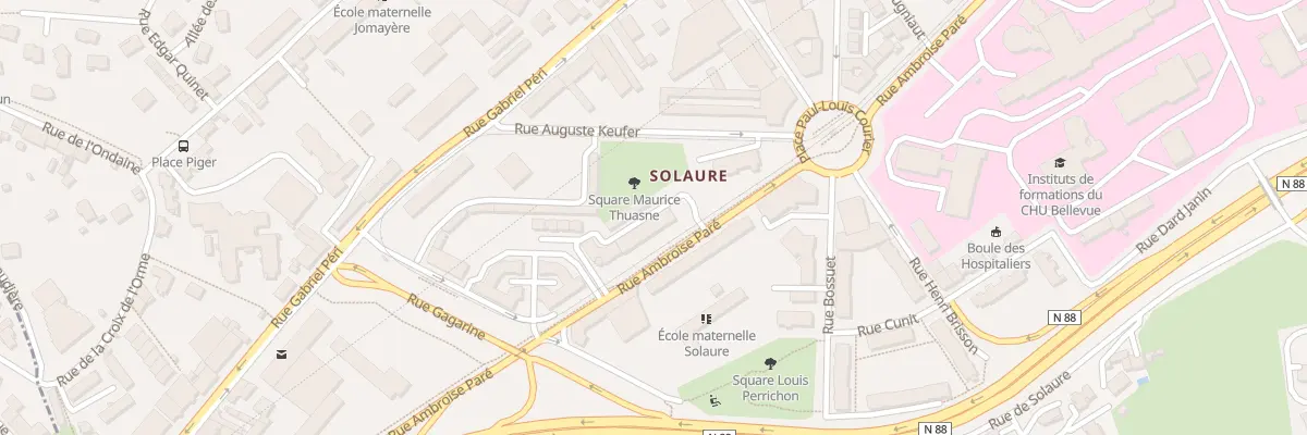 Plan du 38 Rue Ambroise Pare à Saint-Étienne