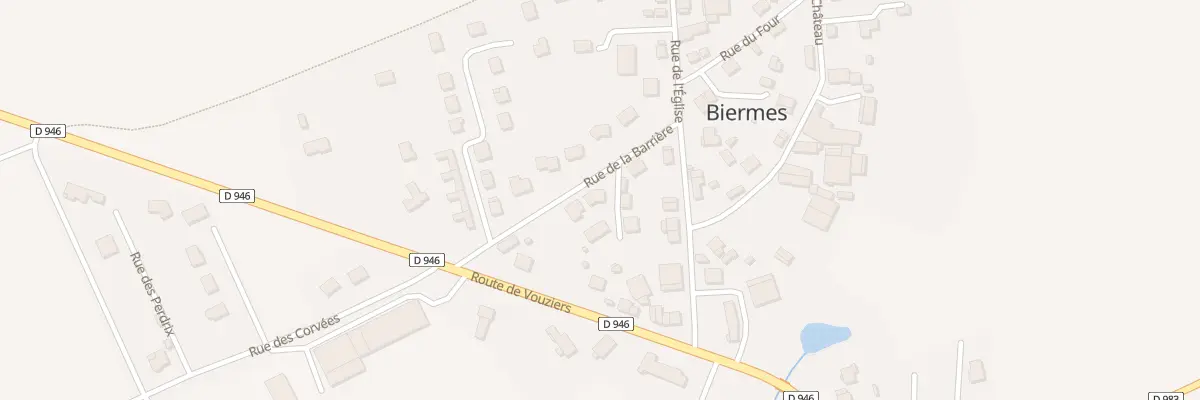 Plan du 3 Rue de la Barriere à Biermes