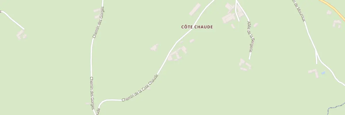 Plan du 425 Che de la Cote Chaude à Chambost-Longessaigne
