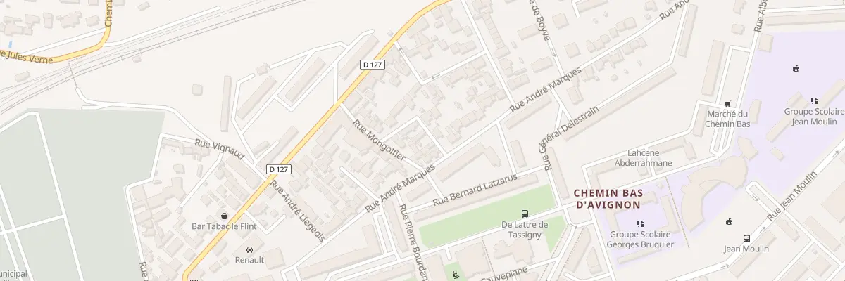 Plan du 3 Rue Professeur Piccard à Nîmes