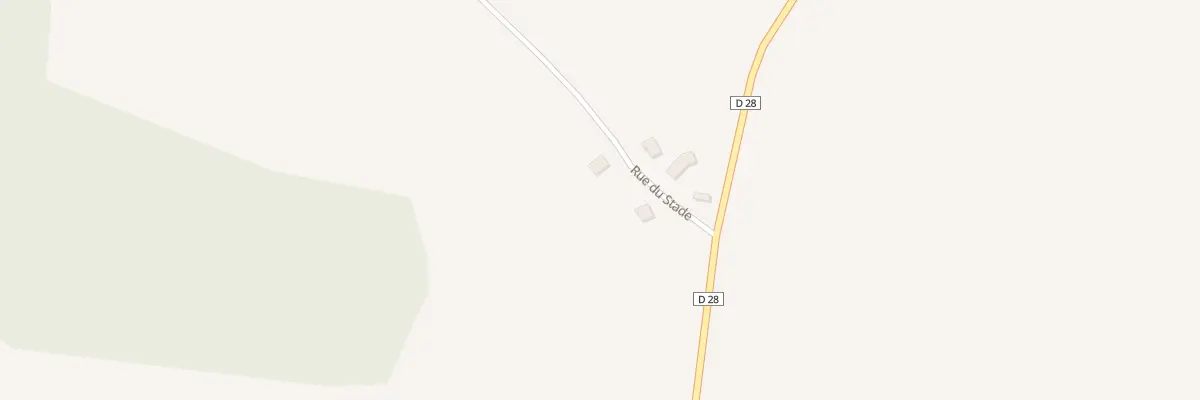 Plan du 1 Rue du Stade à La Villeneuve-au-Chêne