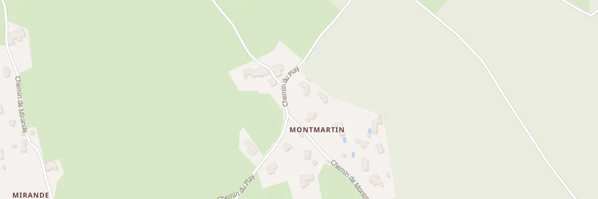 Plan du 690 Che du Play à Saint-Romain-les-Atheux