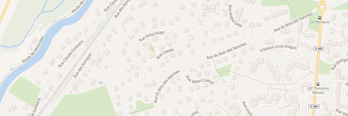 Plan du 7 Rue Colette à Blanzy
