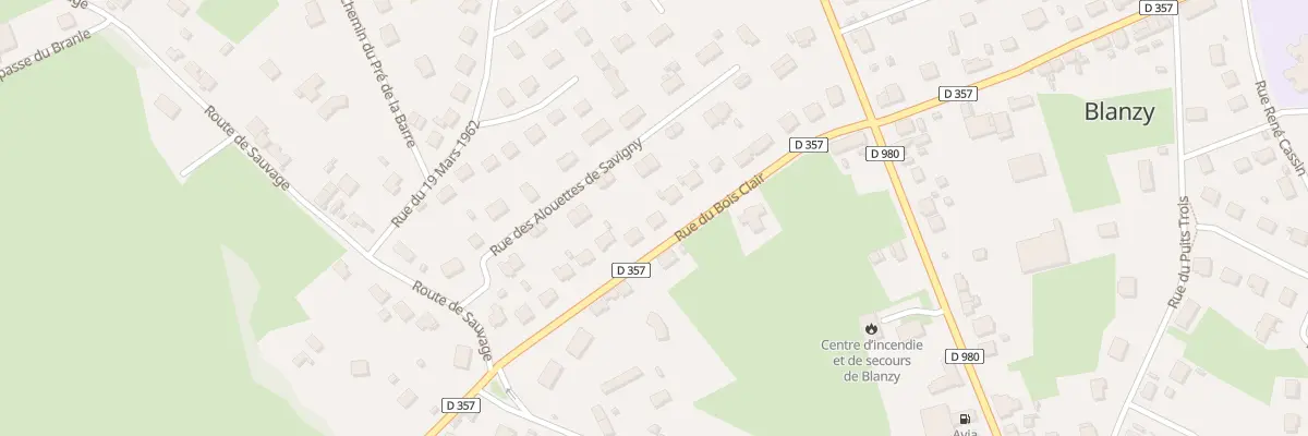Plan du 16 Rue du Bois Clair à Blanzy