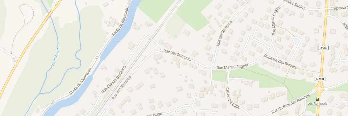 Plan du 45 Rue des Rompois à Blanzy