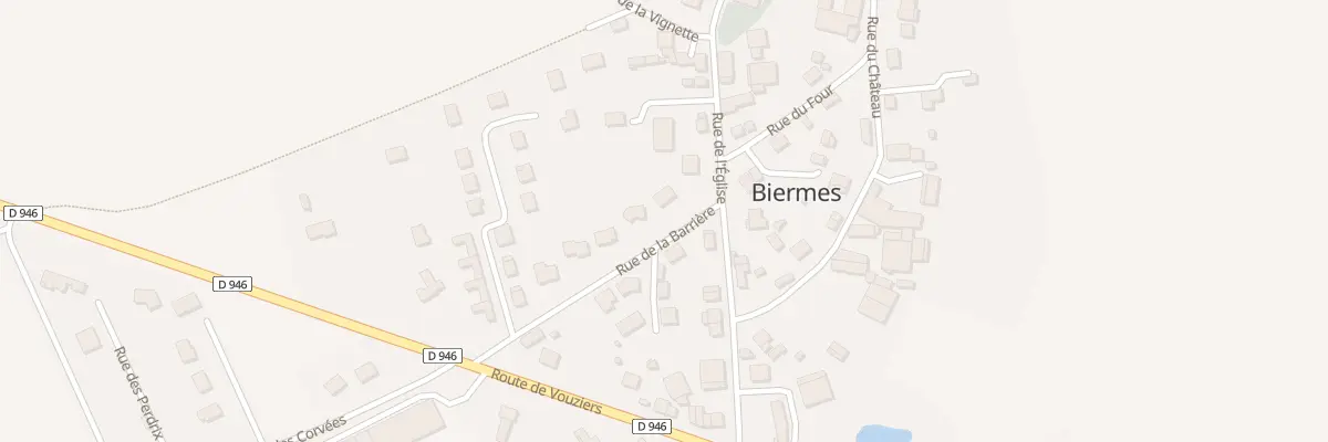 Plan du 11 Rue de l’Eglise à Biermes