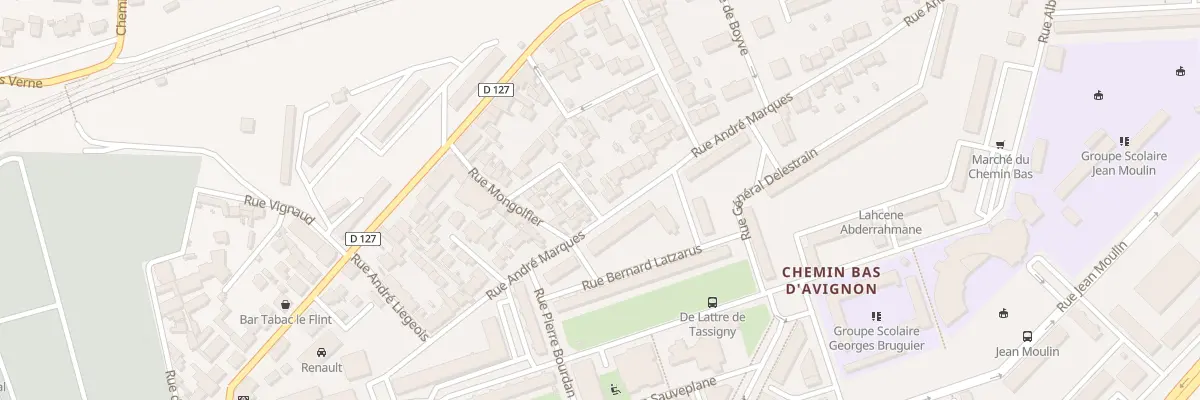 Plan du 2 Rue Professeur Piccard à Nîmes