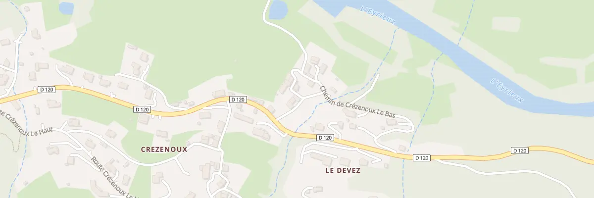 Plan du 440 Che de Crezenoux Le Bas à Saint-Martin-de-Valamas