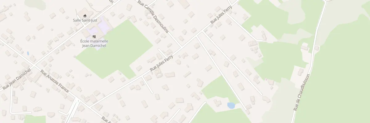 Plan du 28 Rue Jules Ferry à Saint-Vallier