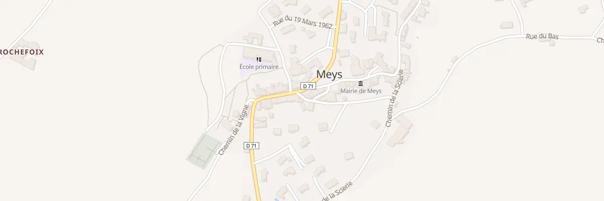 Plan du 9 Rle des Oeufs à Meys