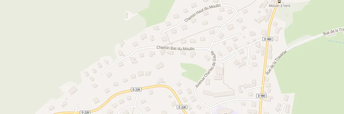 Plan du 5 Che Bas du Moulin à Montcenis
