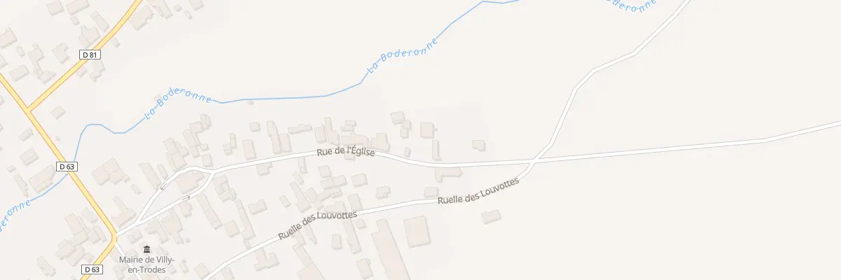 Plan du 19 Rue de l’Eglise à Villy-en-Trodes