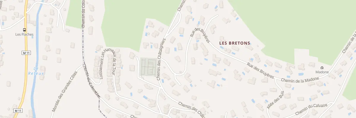 Plan du 1 Rue des Bruyeres à La Tour-en-Jarez