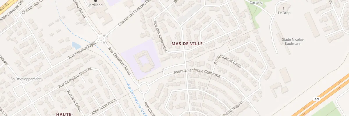 Plan du 23 Rue des Amarantes à Nîmes
