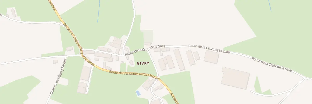 Plan du 210 Rte de la Croix de la Salle à Beaubery