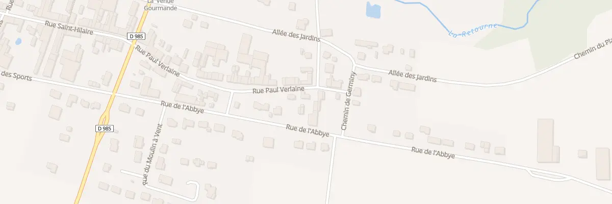 Plan du 4 Rue Paul Verlaine à Juniville