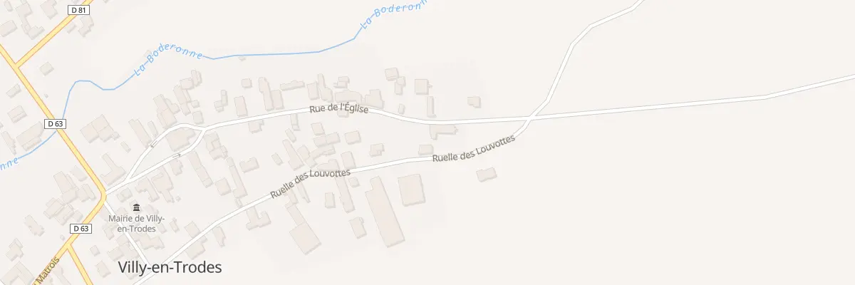 Plan du 16 Rue de l’Eglise à Villy-en-Trodes