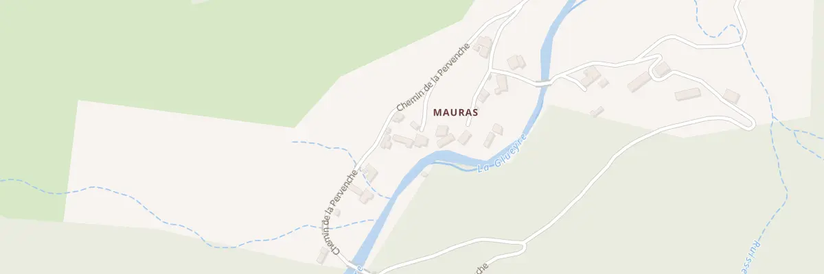 Plan du 5021 Mauras à Marcols-les-Eaux